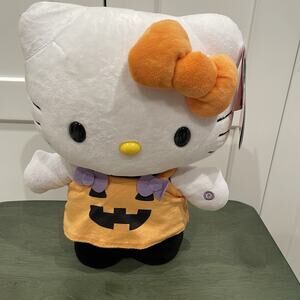 NEW HALLOWEEN HELLO KITTY PUMPKIN COSTUME PLUSH SIDE STEPPER! - 5039